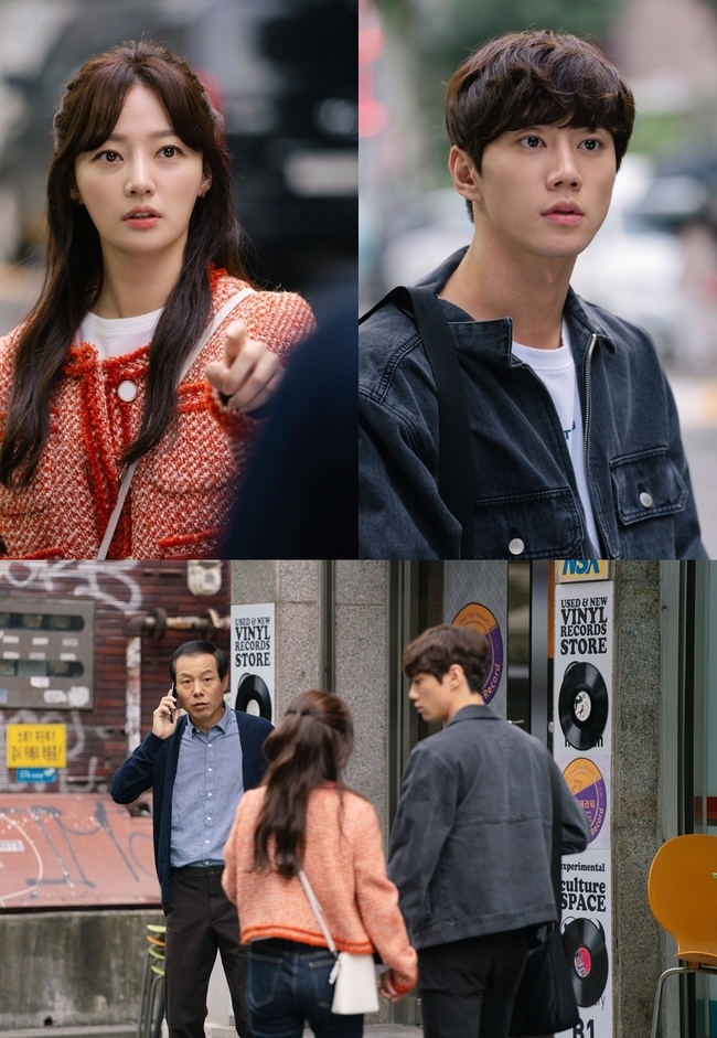 Please do not meet the man Song Ha-yoon and Lee JunYoung face a crisis at the same time as Love begins.MBC Everlon drama Please Dont Meet The Man (Songpyeon/Director Oh Mi-kyung/Producer Cornerstone Pictures/hereinafter, Jegmayo) is an absolute sympathy thrilling love comedy of women who have a stethoscope to identify a man who should not meet.In the last 7th ending, two people who walked along the country road in the middle of the night gave a sweet and dizzying first kiss at the bus stop and turned the house theater over with the romance of two main characters, Seo Ji-sung and Jungkook Hee.As two people who have confirmed their love by going a long way, they are interested in what kind of al-Kon-dong will show after the start of full-scale love.Meanwhile, on December 28, the production team of Jegmayo revealed that the couple Seo Ji-sung and Jungkook-hee, who are in love, suddenly encounter with unexpected characters and are embarrassed.In the open photo, Seo Ji-sung and Jungkook Hee are surprised to find someone while they are holding their hands affectionately and doing Date.Seo Ji-sungs eyes are wide and Jungkook-hee looks surprised, too. The person who is in the vicinity of the two peoples eyes is Seo Ji-sungs father, Jang Jang-il (Jung In-gi).Fathers sighting of his daughters Date: The three people, embarrassed by a rather embarrassing situation, laugh.