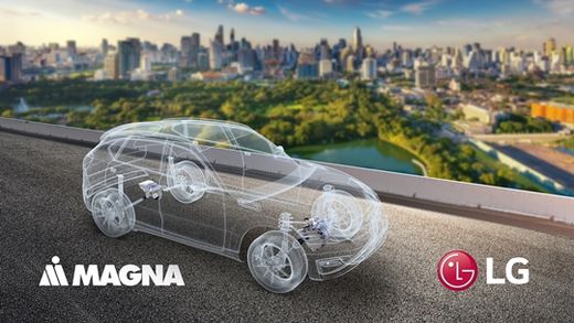 LG전자는 세계 3위의 자동차 부품 업체 마그나 인터내셔널과 전기차 파워트레인(동력전달장치) 분야 합작법인을 설립하기로 했다. /LG전자 제공