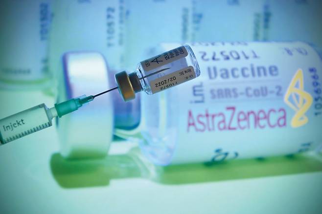현재 한국이 유일하게 확보한 것으로 알려진 아스트라제네카 백신 ⓒAP 연합