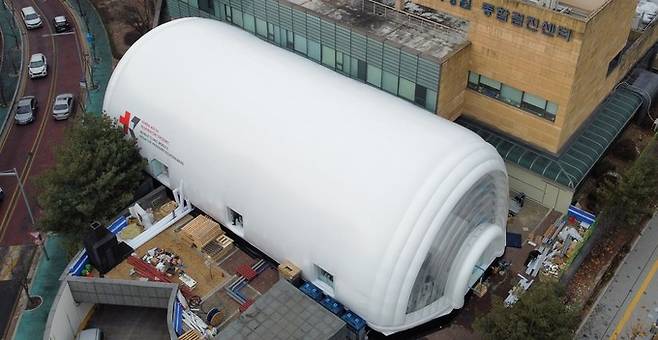 한국원자력의학원에 설치된 MCM 전경