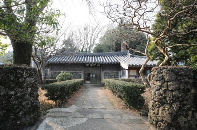 김양제 고택은 흰동백을 비롯해 100종이 넘는 수목을 보유하고 있다. ⓒ박준규