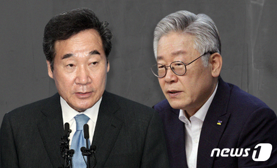 이낙연 더불어민주당 대표(왼쪽)과 이재명 경기도지사. © News1 최수아 디자이너