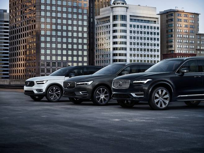 Volvo’s XC range lineup (Volvo Cars Korea)