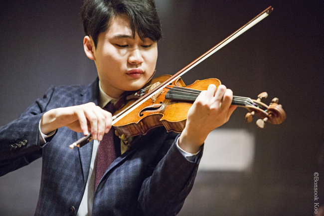 Violinist Yang In-mo (Kumho Art Hall)