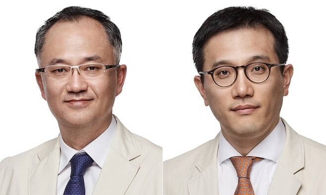 김영훈 교수(왼쪽), 김상일 교수