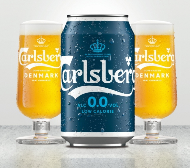 11일 골든블루가 국내 출시한 비알코올 라거 맥주 ‘칼스버그 0.0’./사진제공=골든블루