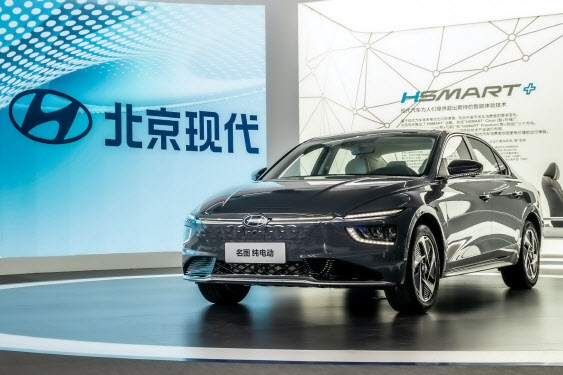 중국 전용 모델인 밍투의 전기차 모델 밍투 EV.(사진=현대자동차 제공)