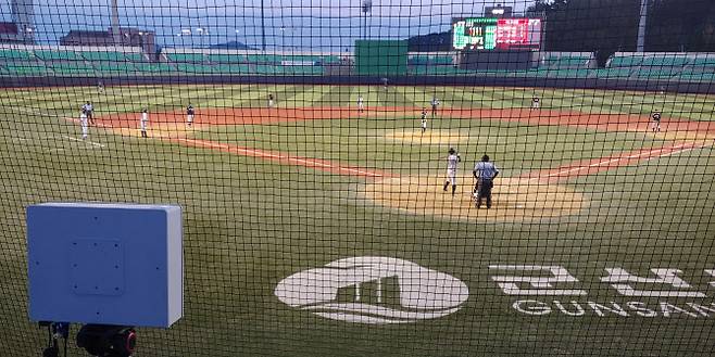 아마추어 야구에서 활용되는 이동식 레이더 장비. 사진=스포츠데이터에볼루션