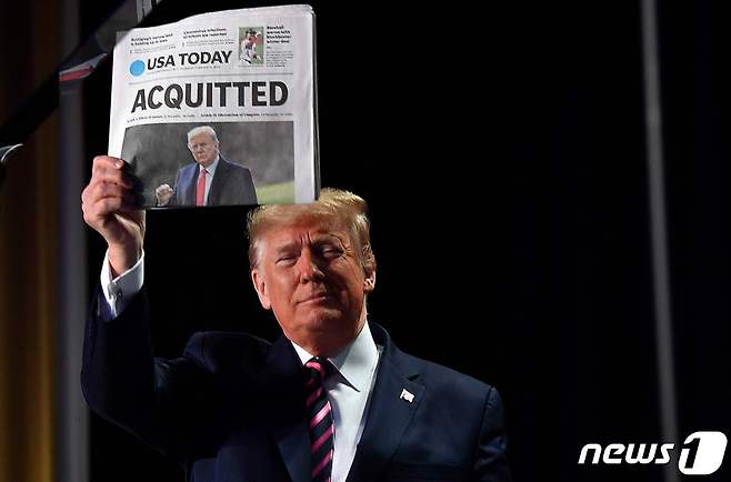 도널드 트럼프 미국 대통령 . © AFP=뉴스1