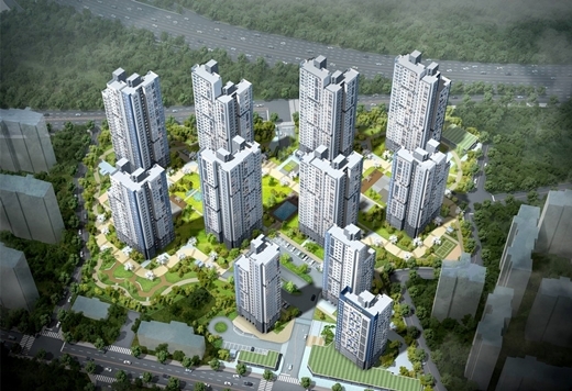 포스코건설은 다음 달 충남 아산시에 '더샵 탕정역센트로'를 분양한다. 지상 최고 28층 11개동 전용면적 76~106㎡ 939세대 규모이며, 입주는 2023년 8월 예정이다. /사진제공=포스코건설