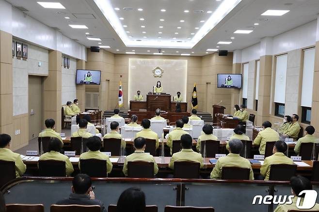계룡시의회가 15일 ‘제149회 계룡시의회 임시회’를 개회했다.© 뉴스1