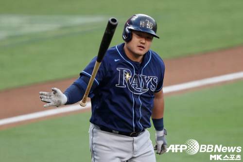 최지만과 레이스가 60만 달러의 의견차를 보였다. 사진=ⓒAFPBBNews = News1