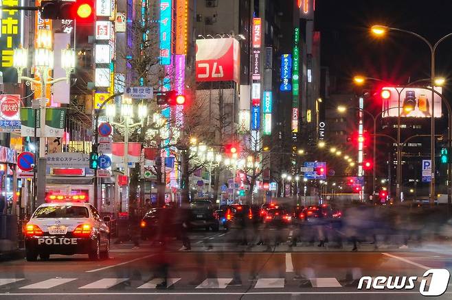일본 수도 도쿄의 거리. © AFP=뉴스1