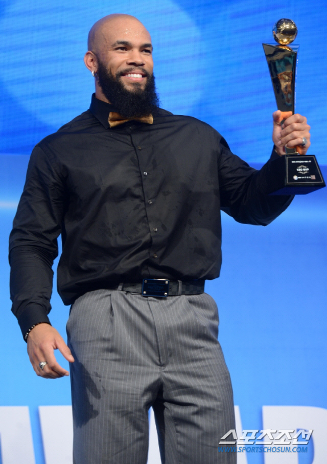 2015시즌 MVP 에릭 테임즈. 스포츠조선DB