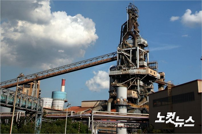 포스코 포항제철소 전경.