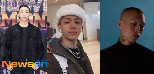 왼쪽부터 비와이 루피 오왼