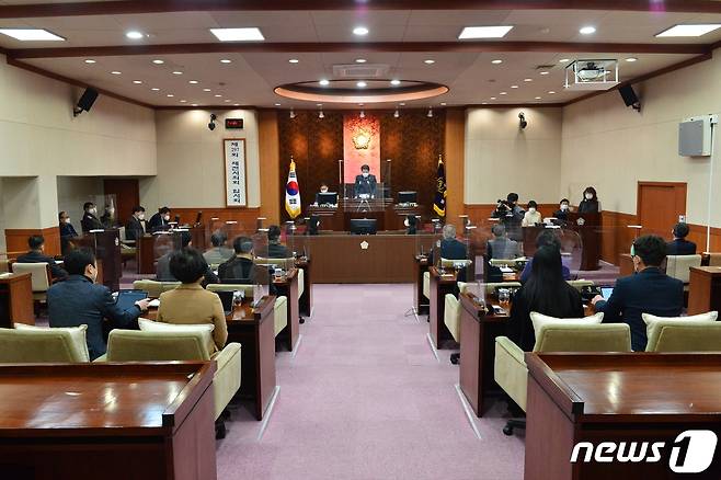 297회 제천시의회 임시회가 20일부터 22일까지 개회한다.(제천시의회 제공)© 뉴스1