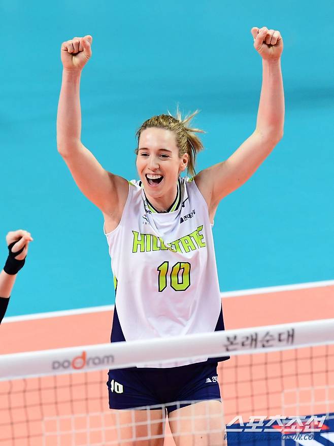 2020-2021 프로배구 V리그 여자부 GS칼텍스와 현대건설의 경기가 22일 서울장충체육관에서 열렸다. 현대건설 루소
장충=최문영 기자 deer@sportschosun.com /2021.01.22/