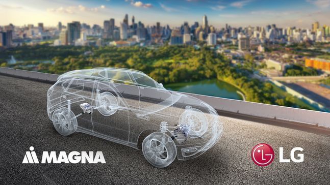 LG전자와 캐나다 자동차 부품업체 마그나 인터내셔널이 전기차 파워트레인 합작법인 설립을 결정했다.(자료사진)ⓒLG전자
