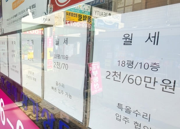 서울 노원구의 한 부동산 공인중개업소의 모습. /뉴스1
