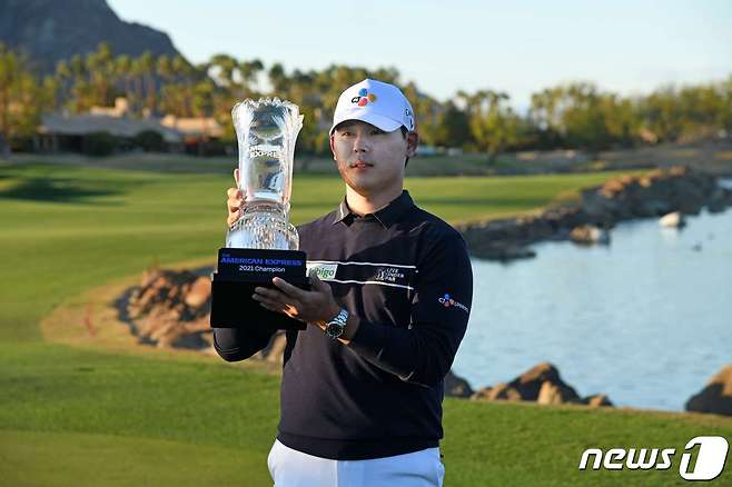 김시우가 25일(한국시간) PGA투어 아메리칸 익스프레스에서 우승을 차지했다. © AFP=뉴스1