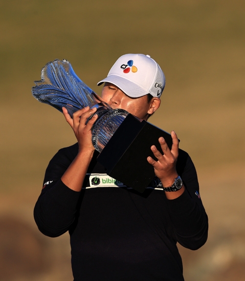 2021년 미국프로골프(PGA) 투어 아메리칸 익스프레스 우승을 차지한 김시우 프로. 사진제공=PGA 투어-게티이미지