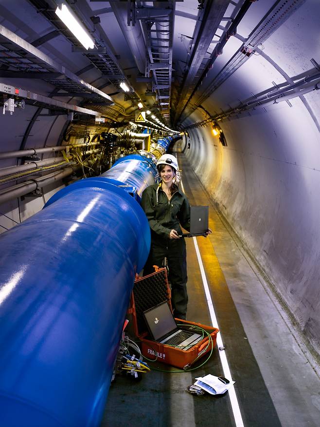 유럽핵입자물리연구소(CERN)의 거대강입자가속기(LHC).[CERN 제공]