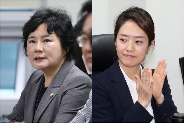 조수진 국민의힘 의원(왼쪽), 고민정 더불어민주당 의원 (사진=연합뉴스, 뉴스1)