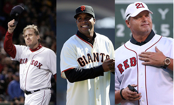 MLB 역사상 최고의 레전드들이지만, '명예'는 얻지 못할 실링, 본즈, 클레멘스(왼쪽부터). 사진=AP연합뉴스