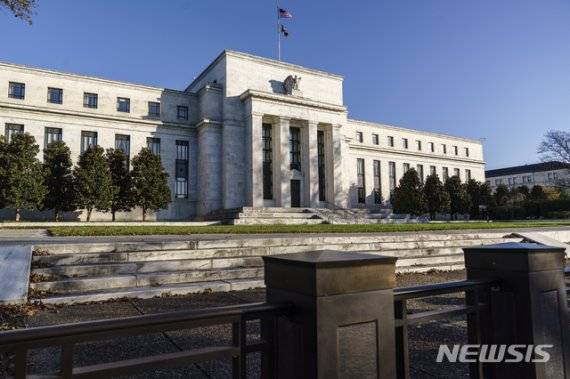 지난해 11월16일 미 워싱턴의 연방준비제도이사회 건물 모습. 연/사진=뉴시스