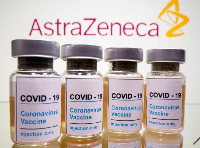 영국 제약사 아스트라제네카와 옥스퍼드대학이 공동개발한 코로나19 백신. 로이터통신