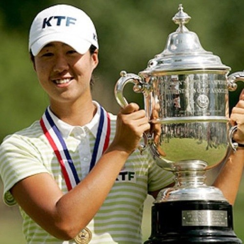 2005년 US여자오픈에서 행운의 벙커샷으로 메이저 우승을 차지한 김주연.