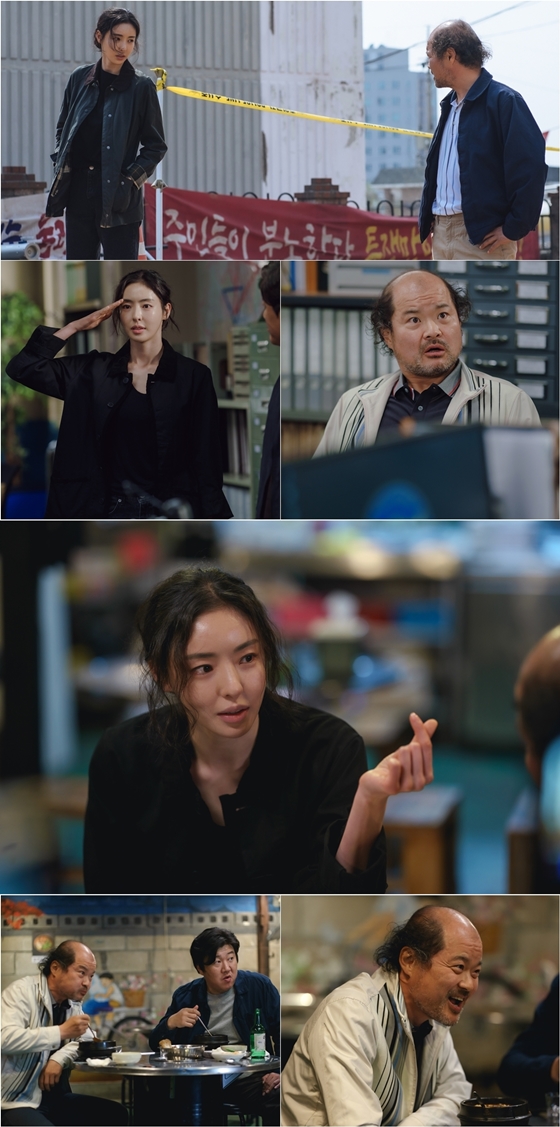 tvN 새 월화드라마 '루카 : 더 비기닝'의 이다희와 김상호 그리고 황재열이 환상의 호흡을 선보인다./사진제공=tvN