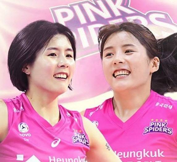 (왼쪽부터) 이재영, 이다영 선수 (사진=흥국생명)