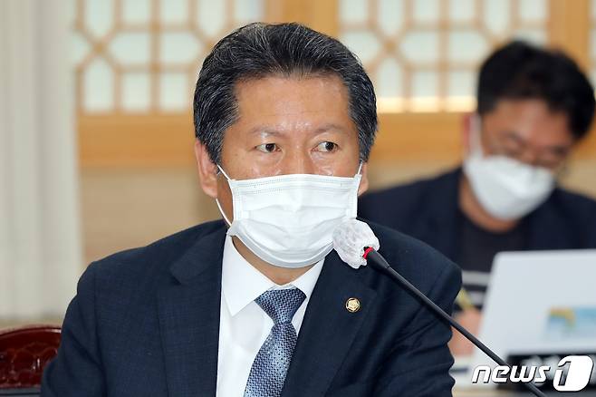 정청래 더불어민주당 의원. © News1 황희규 기자