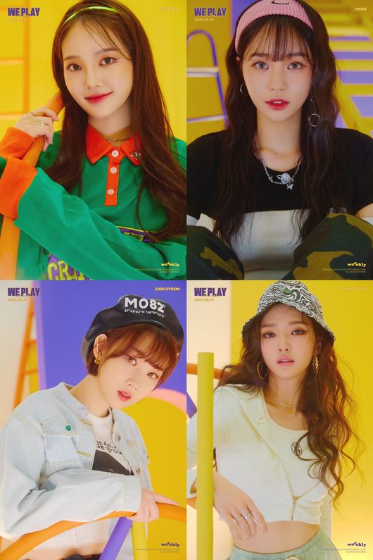 Girl group Weeekly added expectations for a comeback with the release of the second concept photo.PlayM Entertainment, a subsidiary company, unveiled the second concept photo of the mini 3rd album We Play through the official SNS of Weeekly at 0:00 on the 4th.Weeekly members in the public image showed off their seven-color personality with street fashion with a vivid color.Another colorful and hip styling that is different from the lively sporty look in the first concept photo released earlier has a different charm of Weeekly, and the colored Sadari objet point stimulates curiosity about Shinbo by foreseeing Weeeklys new start to climb higher.Weeeklys mini-album We play, which will be released on the 17th, is an album that captures the lively daily life and precious messages of teenagers who have left school after school. Weeekly will express a lovely and strange week of teenagers.Weeekly made headlines with its debut album last year, which recorded 20,000 cumulative sales volumes, followed by its mini-titled We Can, which was the first-ever sales volume among the new girl groups to debut in 2020 and the overwhelming rise that achieved the highest sales volume of albums.Weeekly, who achieved the New Artist Award 6 at the end of 2020 thanks to this rise, will confirm his comeback for five months with the mini 3rd album We play on March 17 and spur on Super Rookie.On the other hand, Weeeklys mini-album We play reservation sale will start at 2 pm on the 5th, and details can be found on Weeeklys official SNS.playem entertainment