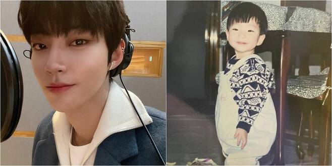 Actor Hwang In-yeop has released a photo of his childhood.Hwang In-yeop posted several photos on his Instagram on March 5 with an article entitled Again-yup.The photo shows Hwang In-yeop, taken at home as a child, with a similar features and cute features that evoke a mothers smile.Since the baby, he has been showing off his unique beauty and warmed the hearts of his fans.On the other hand, Hwang In-yeop received great love for the JTBC drama Goddess Kanglim Han Seo Jun, which last month.