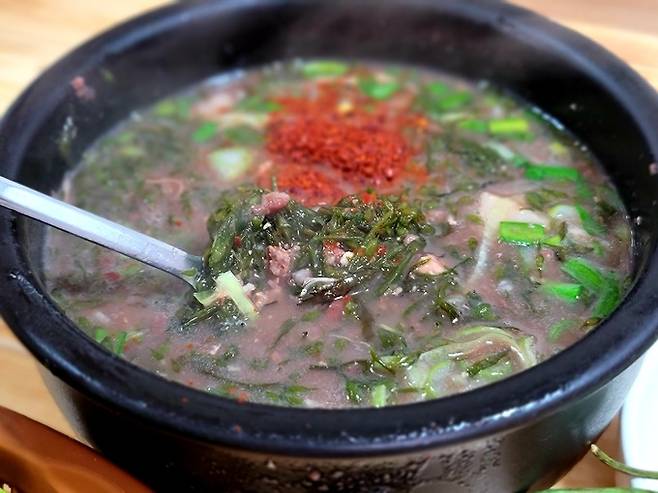 가시식당 몸국
