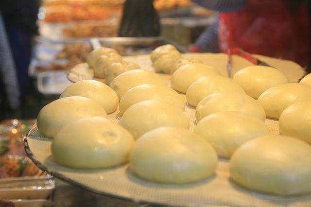 광명전통시장 찐빵