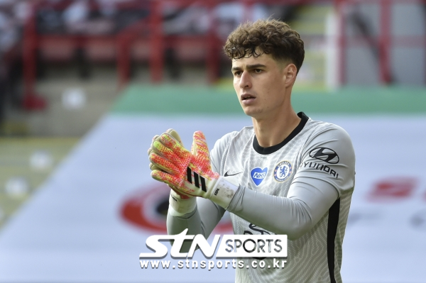 케파 아리사발라가 첼시 FC 골키퍼