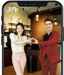 SK텔레콤의 5세대(5G) 이동통신
기반 증강현실(AR) 앱 ‘점프 AR’.