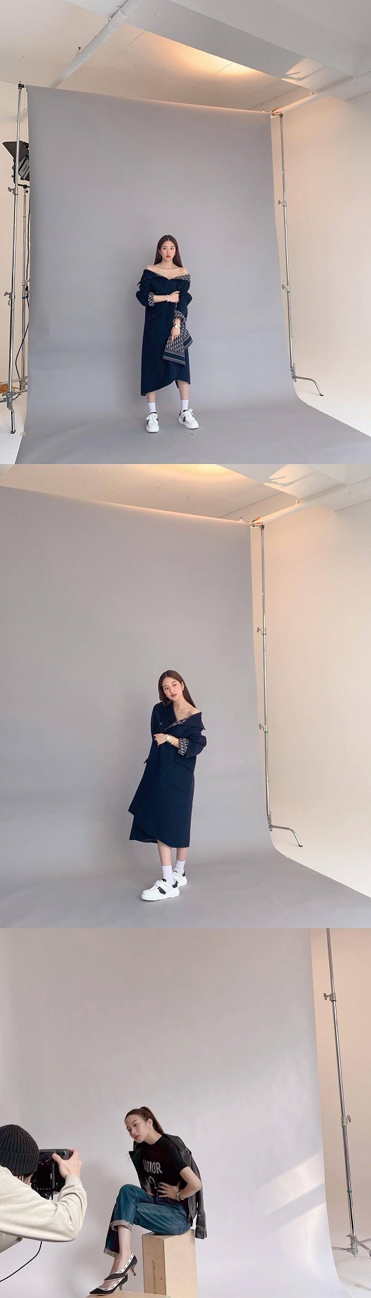Actor Moon Ga-young has boasted all-time Beautiful looks.On the 1st, Moon Ga-young posted a heart emoticon with a photo on his instagram. Moon Ga-young is shooting a luxury brand picture in the photo.Moon Ga-young boasted perfect proportions and visuals even without correction; the navy off-shoulder Onepiece accentuated a delicate shoulder line.Moon Ga-young played the role of Lim Joo-kyung in the recently finished TVN Drama True Beauty.True Beauty, which is a popular webtoon of the same name by the writer, has a appearance complex and is loved as a romantic comedy drama that grows by sharing the secrets of each other by meeting a guardian who has a goddess and a mother who has become a goddess through toilet.Photo Moon Ga-young SNS