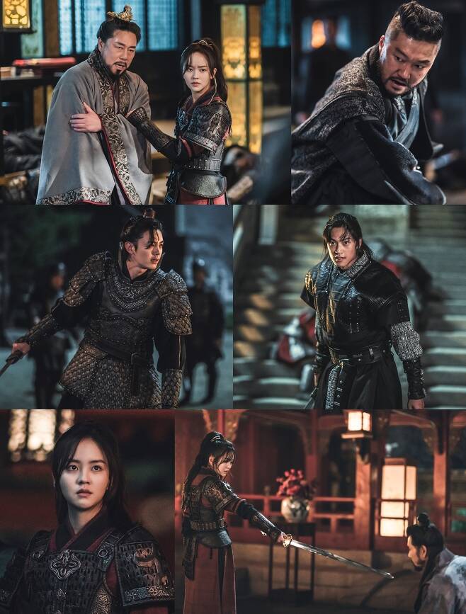 Seoul = = Bloodlam blows in The River Rising the Moon Goguryeo royal familyKBS 2TV Wall Street drama The Moon Rising River (playplayed by Han Ji-hoon/directed by Yoon Sang-ho) unveiled a still cut featuring the threat to the royal family at its peak on the 12th, and the struggle between Pyeong-gang (Kim So-hyun) and Ondal (Na In-woo).In the 16th episode of The River with the Moon Rising, the full-scale reversal of the Gowonpyo (Lee Hae-young) and Goh Kun (Lee Ji-hoon) toward the Goguryeo royal family began and increased the tension of the drama.In the meantime, the still cut that was released is breathtaking for those who have gathered to overturn the Goguryeo royal family, from the Catholic Ark Du Jung-seo (Han Jae-young), to the Goh Kun rich.Pyeong-gang, who was first released in the photo, is guarding his father, Pyeongwon Wang (Kim Beop-rae), with his support.The blood is on the face of the two middlemen in front of them, raising questions about who the blood is and what has happened here.Then I see Ondal and Goh Kun in a tight confrontation, with intense auras spewing from two men in armor.I add to the expectation of how the confrontation of those who are intensely staring at each other as if they are eating will unfold.Finally, the figure of Pyeong-gang, who pointed the blade toward the plateau, steals his gaze.It is noteworthy whether Pyeong-gang will be able to break the evil relationship with the high-ranking mark that has plagued him for life.The attack on the Goguryeo royal family is going on in the 17th broadcast on the 12th, said the Moon rising river. The scene of the fierce struggle made by the actors with the best breath made the staff of the filming scene admired. I hope you will wait for the 17th broadcast, expecting the story to be at the peak.On the other hand, The River with the Moon is broadcast every Monday and Tuesday at 9:30 pm.