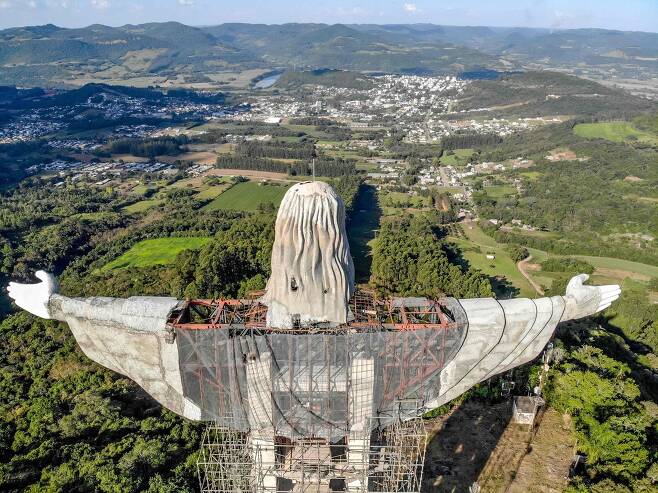브라질 리우데자네이루에 있는 예수상보다 더 큰 엔칸타도 예수상. AFP=연합뉴스