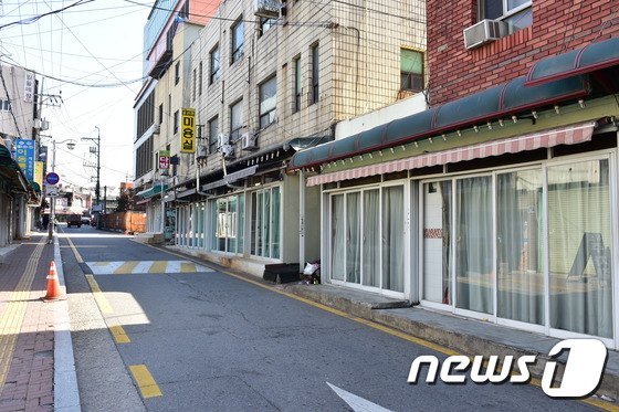수원역 주변 성매매업소 거리. © News1