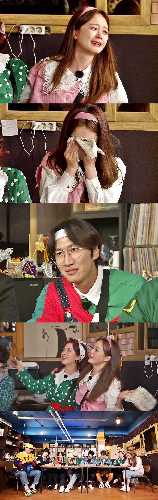 Jeon So-min shed tears as she recalled her past memories.On SBSs Running Man, which will be broadcast on the 2nd (Sun), the story of Jeon So-mins sudden tears during the recording will be revealed.The first episode of 91 Iz Back, which was broadcast last week, gave great fun with eight-color retro fashion and perfect situational drama of the members who became 91 class.In particular, Haha, unlike other members, showed Michael Jackson Omaju fashion alone and became a new laughing point.This week, the members past episodes will be released, and a full-scale recall time will be held.The members conducted a mission at the LP bar where the emotions of the 90s were buried, and submitted the stories and application songs that had been hidden.When Choi Ho-seops Mask of the Year, along with Kim Jong-guks story, When I was in school, I wanted to give up my dream of a singer on the contrary of my parents, came out, all the members were soaked in memories with their hands tightly held.At this time, Jeon So-min, the representative emotional worker of Running Man, said, Its a start again.In particular, I could not speak with the lyrics Do not forget and remember, but before the story was written, Jeon Sang-min recalled the past with a faint recollection of the past, saying, Memories ... I do not write one piece ... and made the members buzz by revealing a meaningful love story with the song Have you ever drank angels and coffee?On the other hand, on this day, the story of Yang Se-chan, who had a big fire in his childhood, Lee Kwang-soo, who wants to be a good mother, and Hahas childhood, which was exceptionally introspective, attracted attention.The reason why the Love Frog Jeon So-min shed tears and the members past history will be revealed at Running Man, which will air at 5 p.m. on Sunday the 2nd.