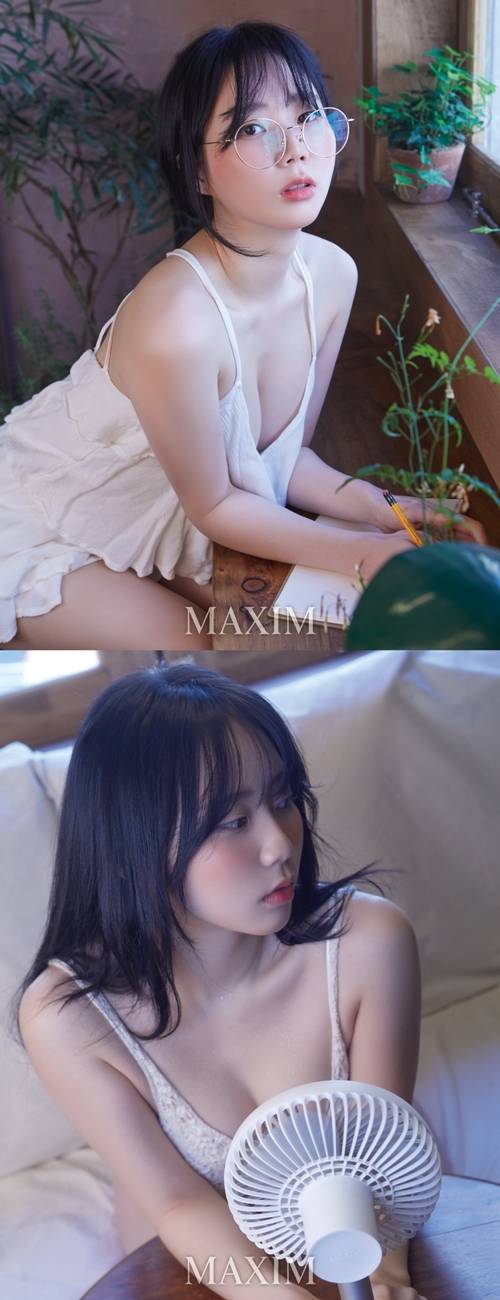 뮤아의 화보가 공개됐다. 사진=맥심