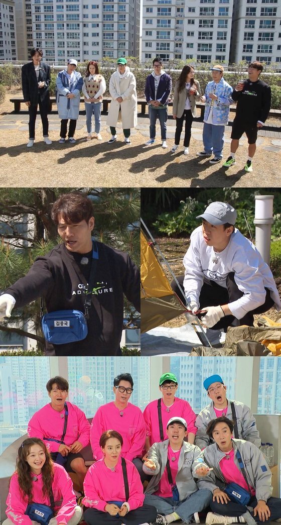 In Running Man, members of SBS Broadcasting stations will be shown to digest various entertainment program schedules.On the 9th broadcast, Race is held in the broadcast stations to schedule all day.In fact, the mission will be unfolded in the form of Jungles Law, Alley Restaurant, Deacons Uniform, and Burning Youth, which are representative entertainment programs of SBS.When Jungles Law was released on the first schedule, the members complained that they were too urban, but they began to adapt to different styles on the mission to make the necessary items for camping.Yang Se-chan, a Jungle experienced person, led the members to make tents, while Kim Jong-guk, who said he was from Boy Skout, made tents only with his mouth.Lee Kwang-soo, who was unable to tolerate it, exploded and laughed at the scene, saying, Is Boy Skout like this?In the following schedule, we had the first time to communicate with fans by conducting live SNS broadcasts for Running Man.At the request of the fans, Jeon So-min had a short but laughing time, showing Brave Girls Rollin Dance, while Lee Kwang-soo showed a patented Happy but Sad Look.The winner of the mission also had the opportunity to choose the cards of the desired members and pay them freely. The members began to aggressively attack Abu so that their cards would not be selected.Especially, Yoo Jae-Suk, who is known to be not usually charming, showed off the storm charm that he had not seen before, such as overtaking the payment person.Jeon So-min is the back door that he was surprised to see that his eyes are so soft.
