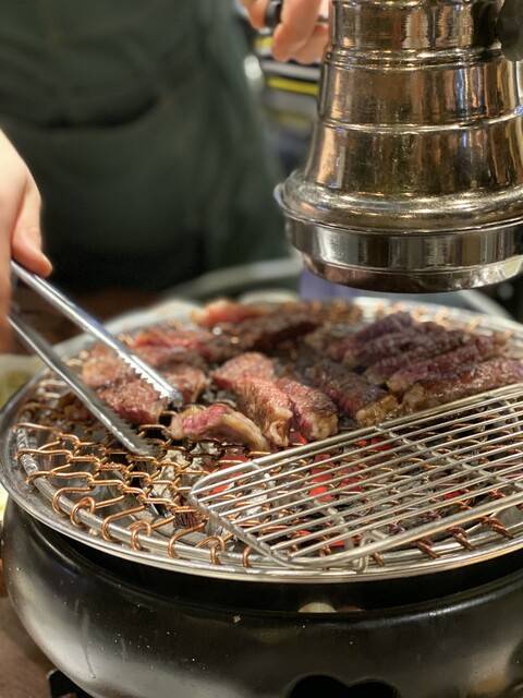 월급날 기념. 남편과 함께 소고기 먹는 날. 김다현 제공