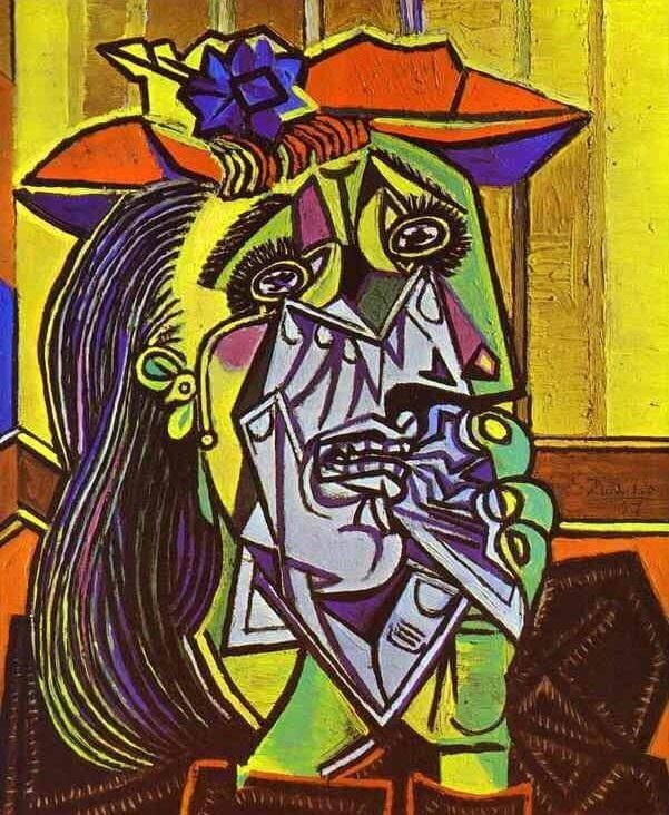 피카소, 우는 여인, 1937년, 영국 테이트모던 미술관 소장